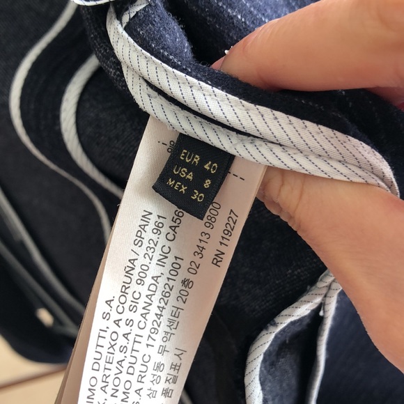 Pinstripe Massimo Dutti Soft blazer - Picture 5 of 5